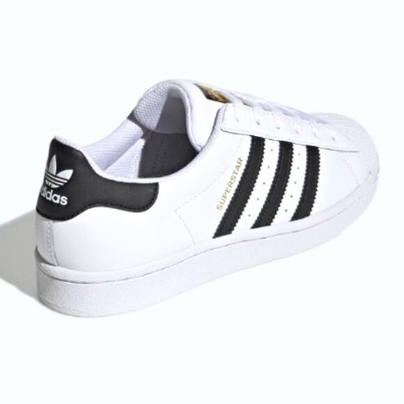 Adidas Women's Cloud White Core Black Originals Superstar Shoes Size 8.5 - Picture 11 of 12